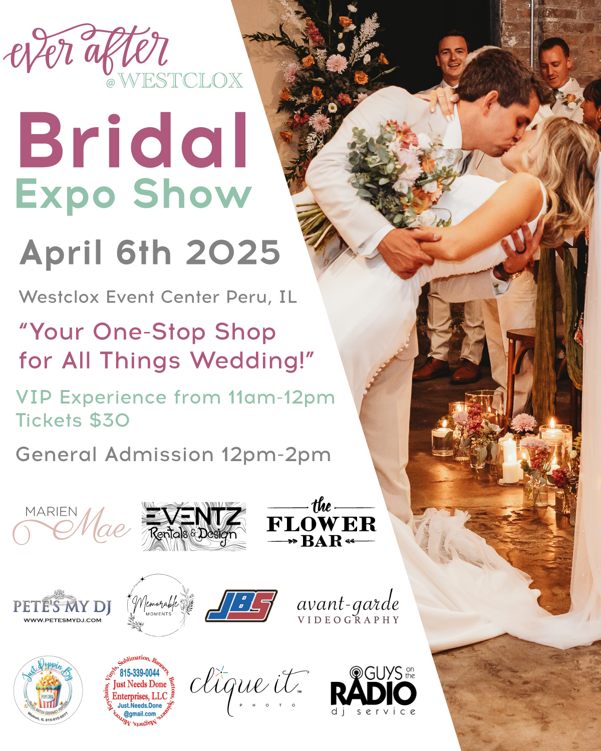 Upcoming Bridal Expo Show April 6, 2025